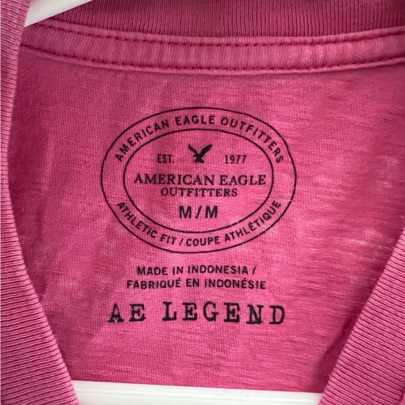 Pink American Eagle V-Neck - Picture 2 of 3